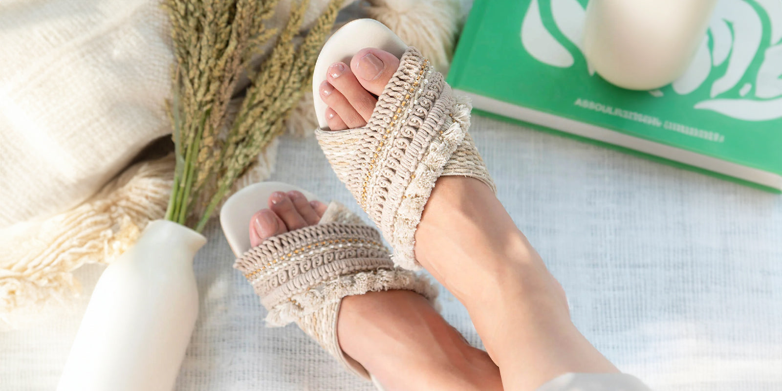 Season Change Alert! Cool airy footwear styles pinned here