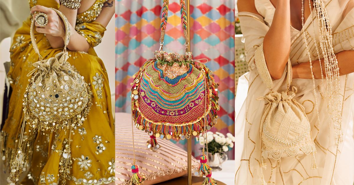 Bridal potli bag colour guide for your lehenga