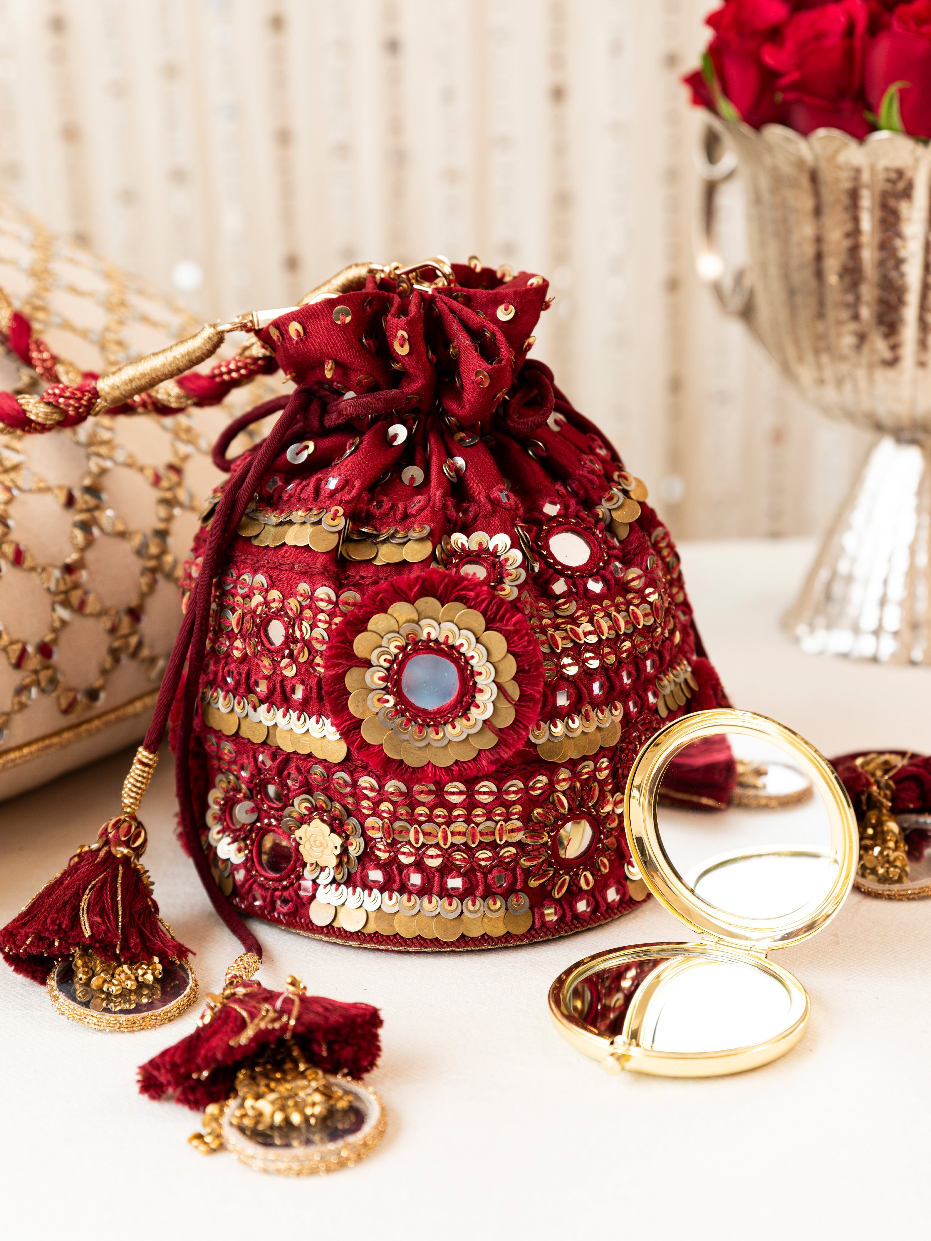 Laila- Deep Red (Purse)