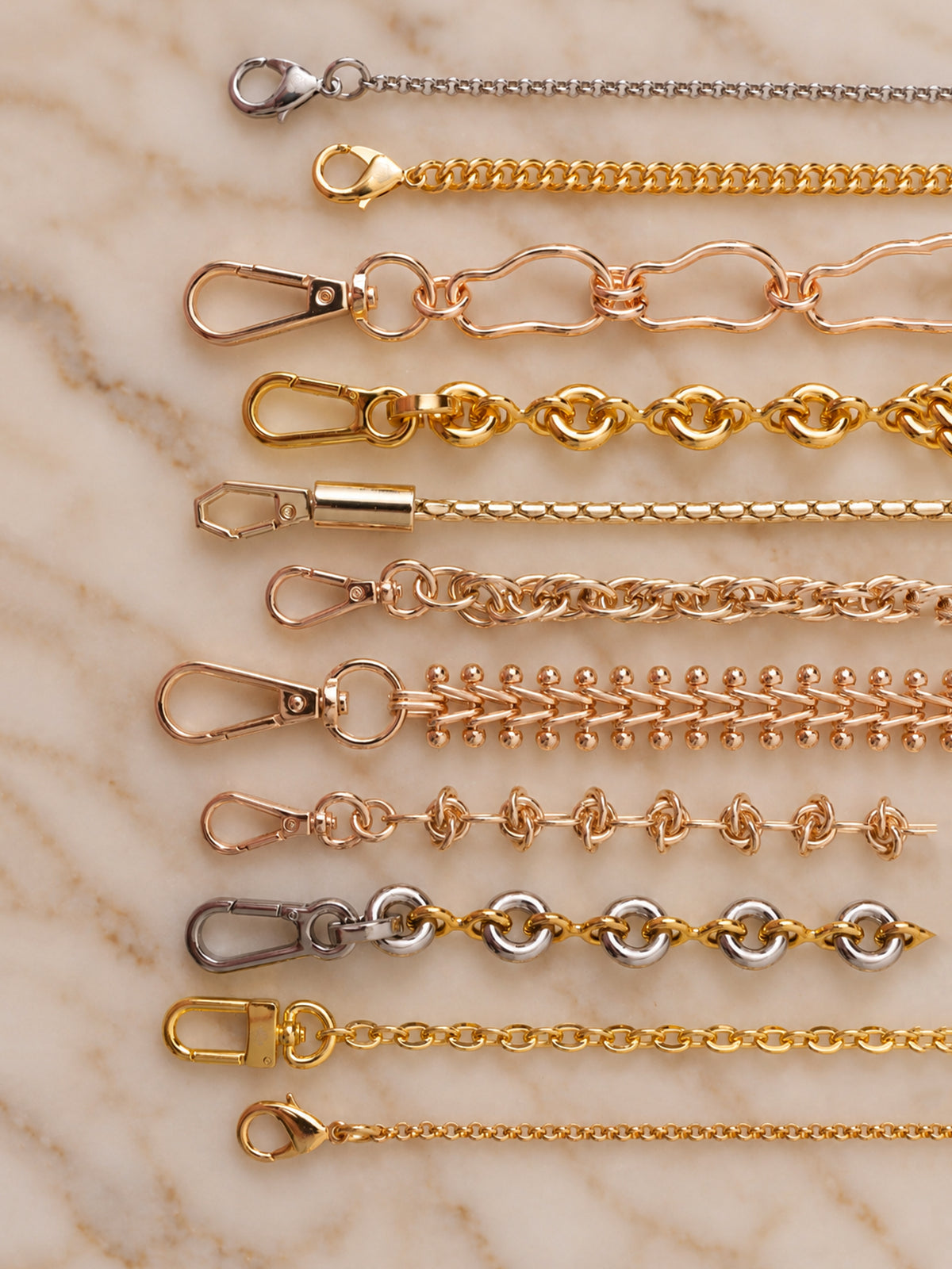 Loop Gold Silver (Shoulder Chain)