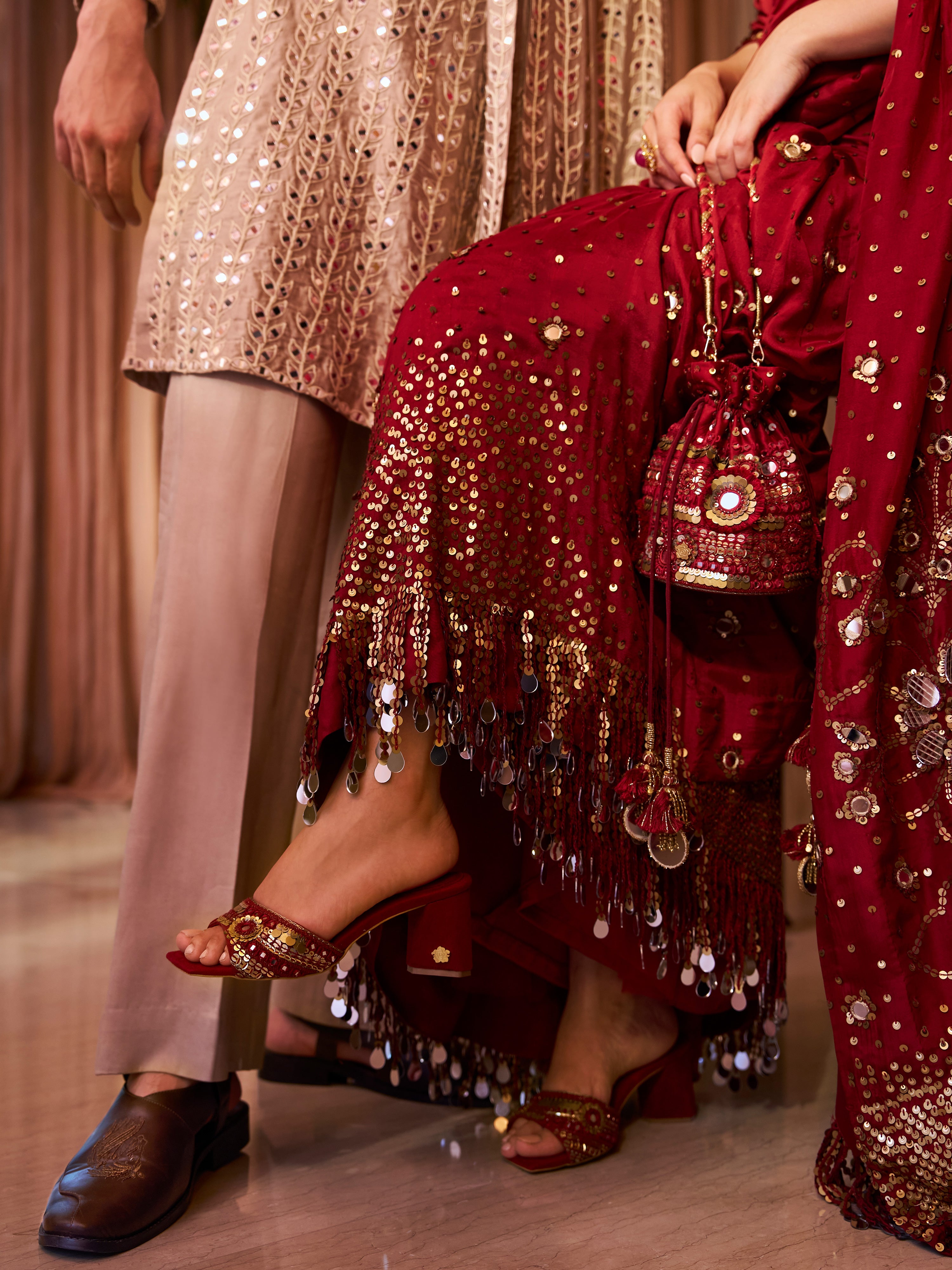 Laila- Deep Red (Heel)