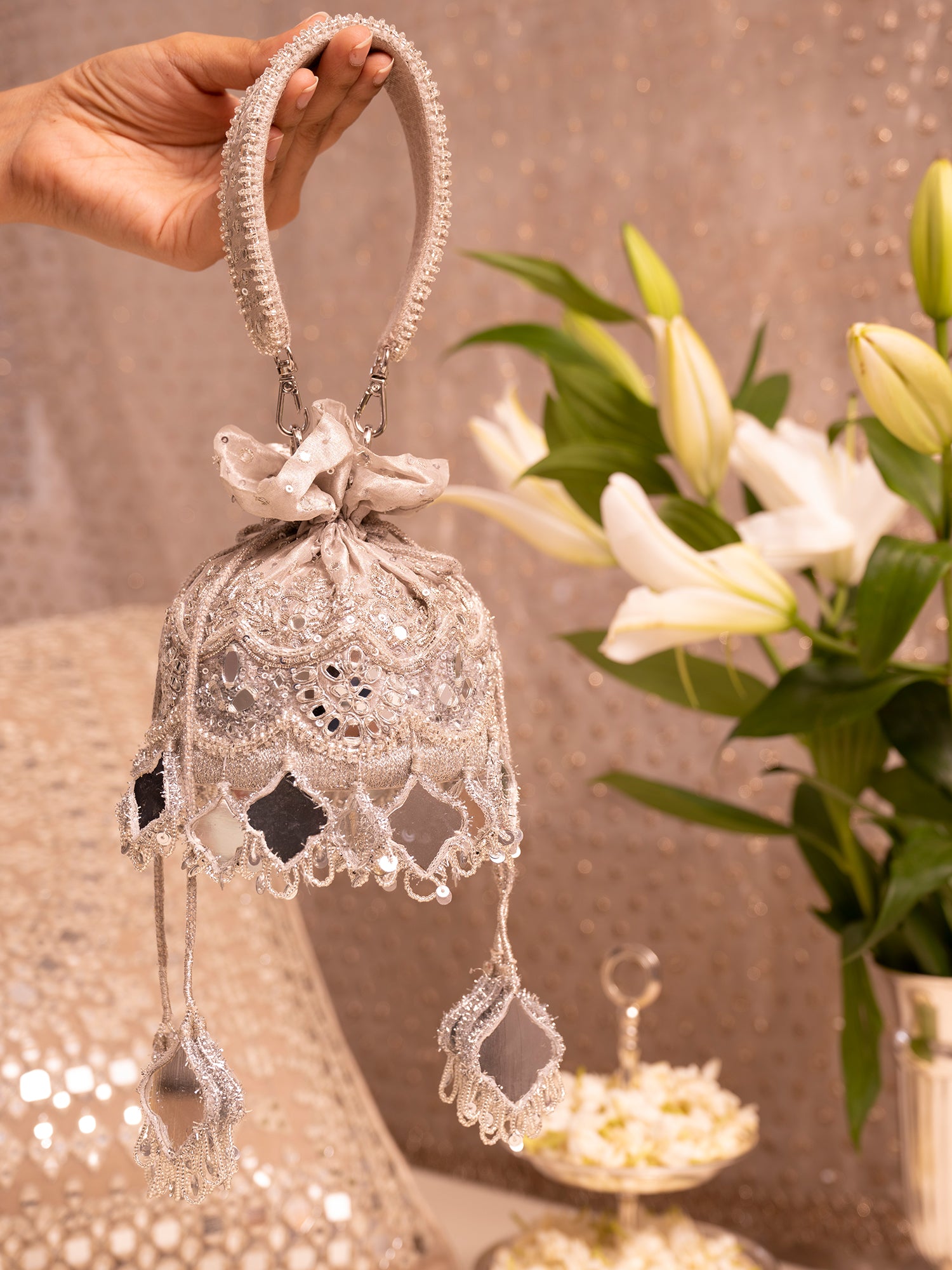 Designer Saba Mini Potli Potli Bag - Main Image