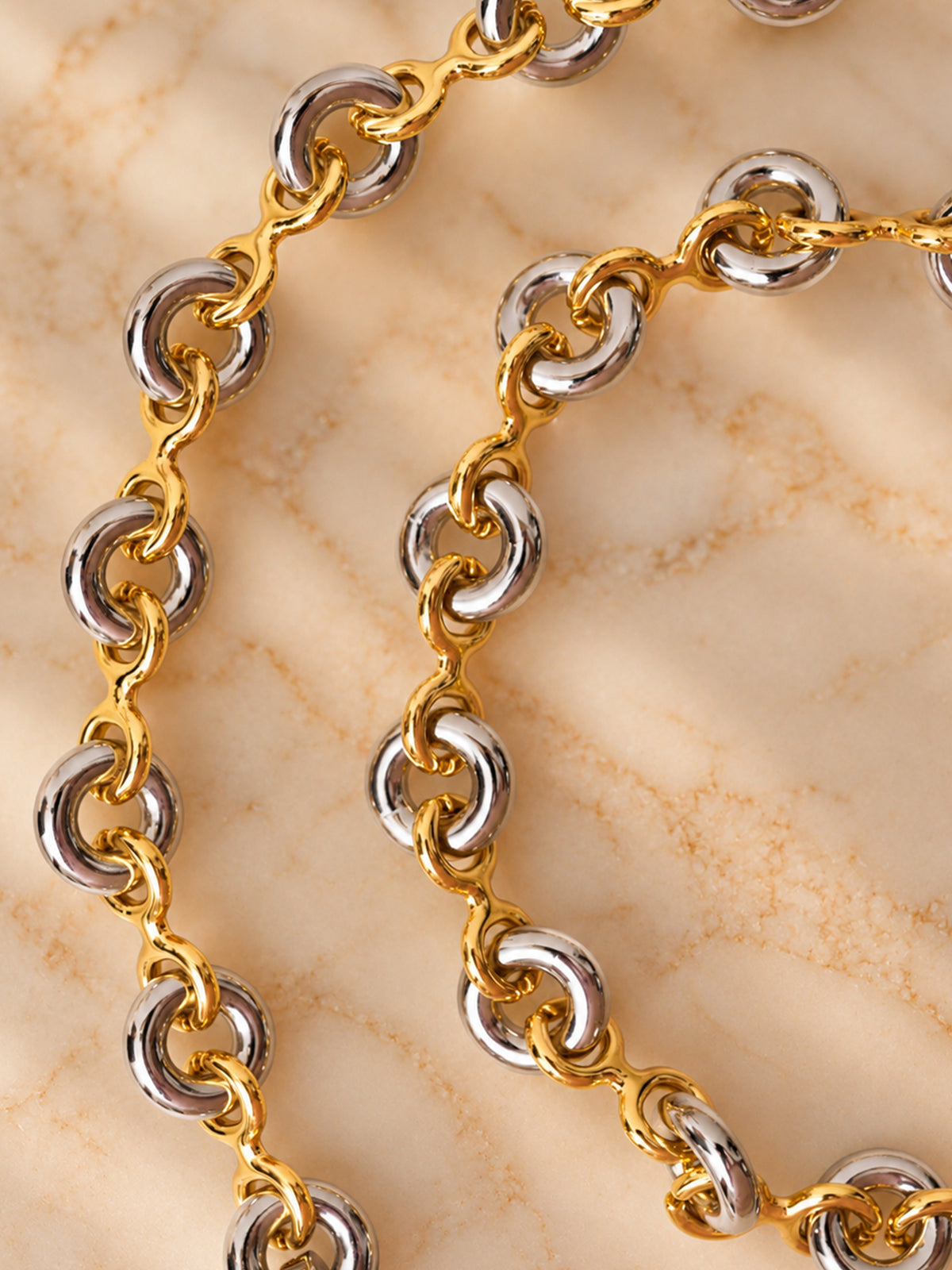 Loop Gold Silver (Shoulder Chain)