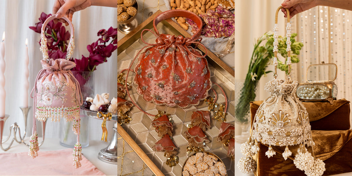 Traditional Yet Modern: Wedding Potli Bags That Complete Your Look