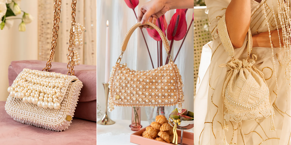 Pearl Purses for Evening Party Looks: Fashion Styling Ideas