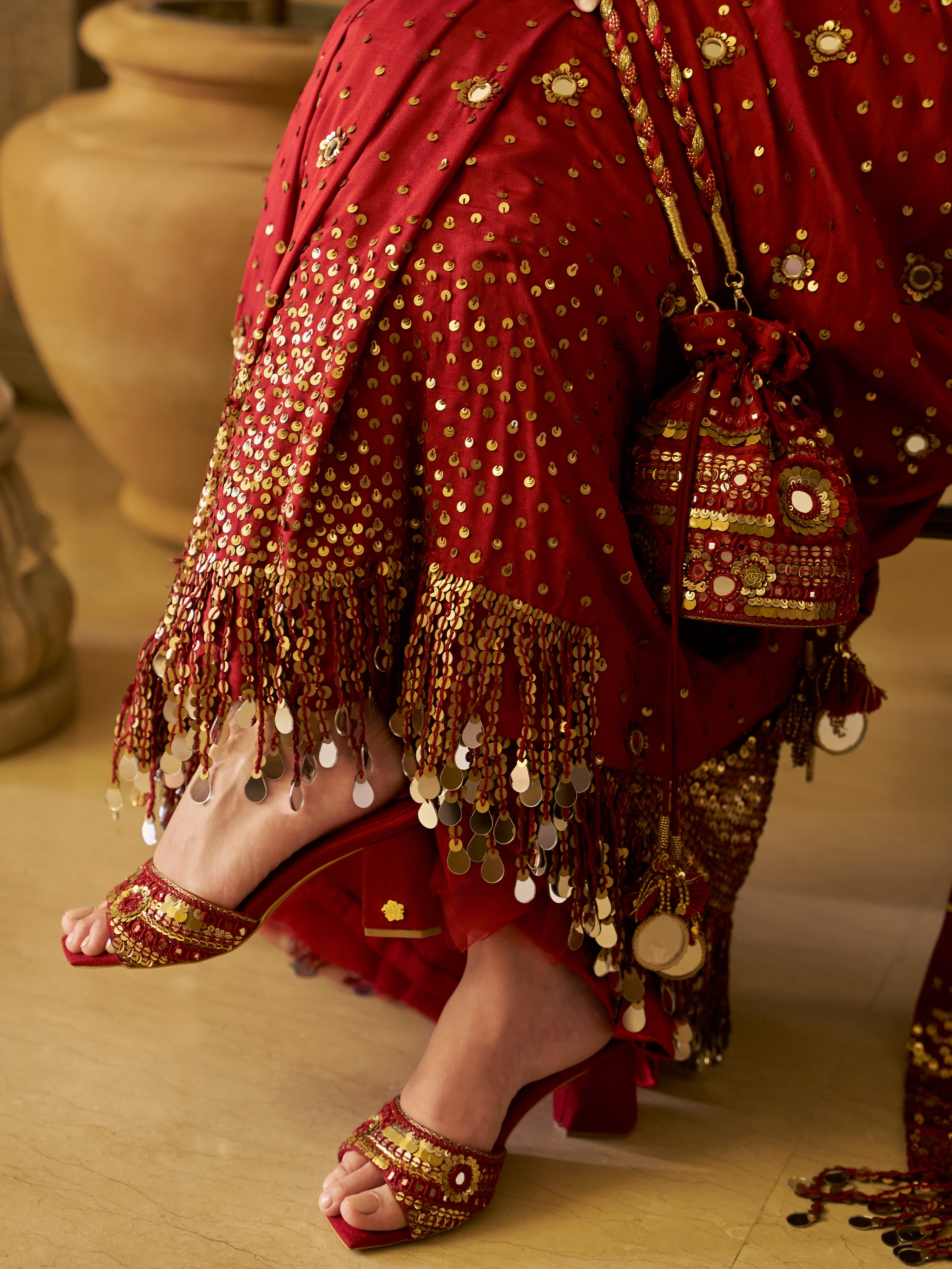 Laila- Deep Red (Purse)