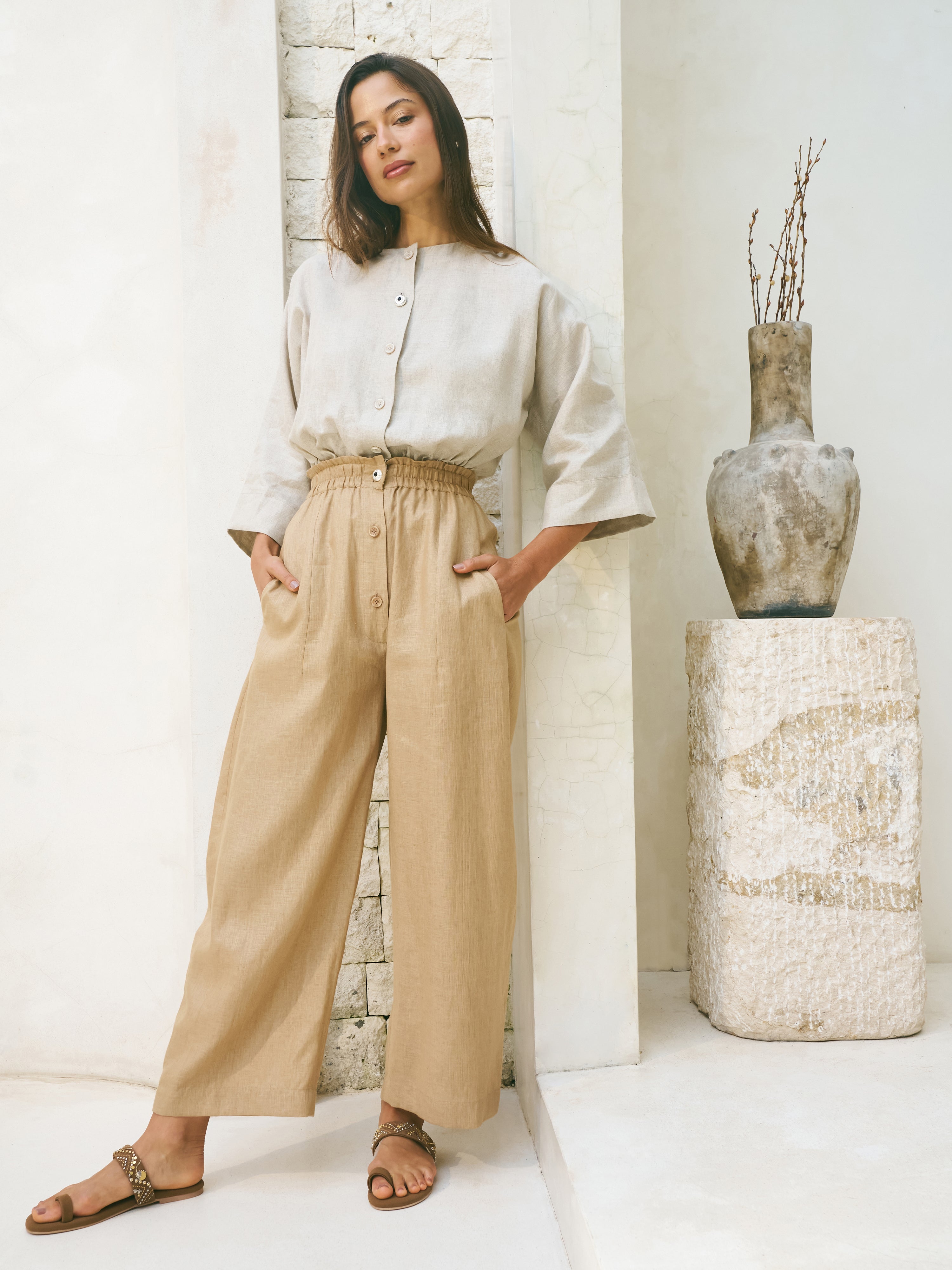 Postcard Sandals- Deep Sand (Sandals)