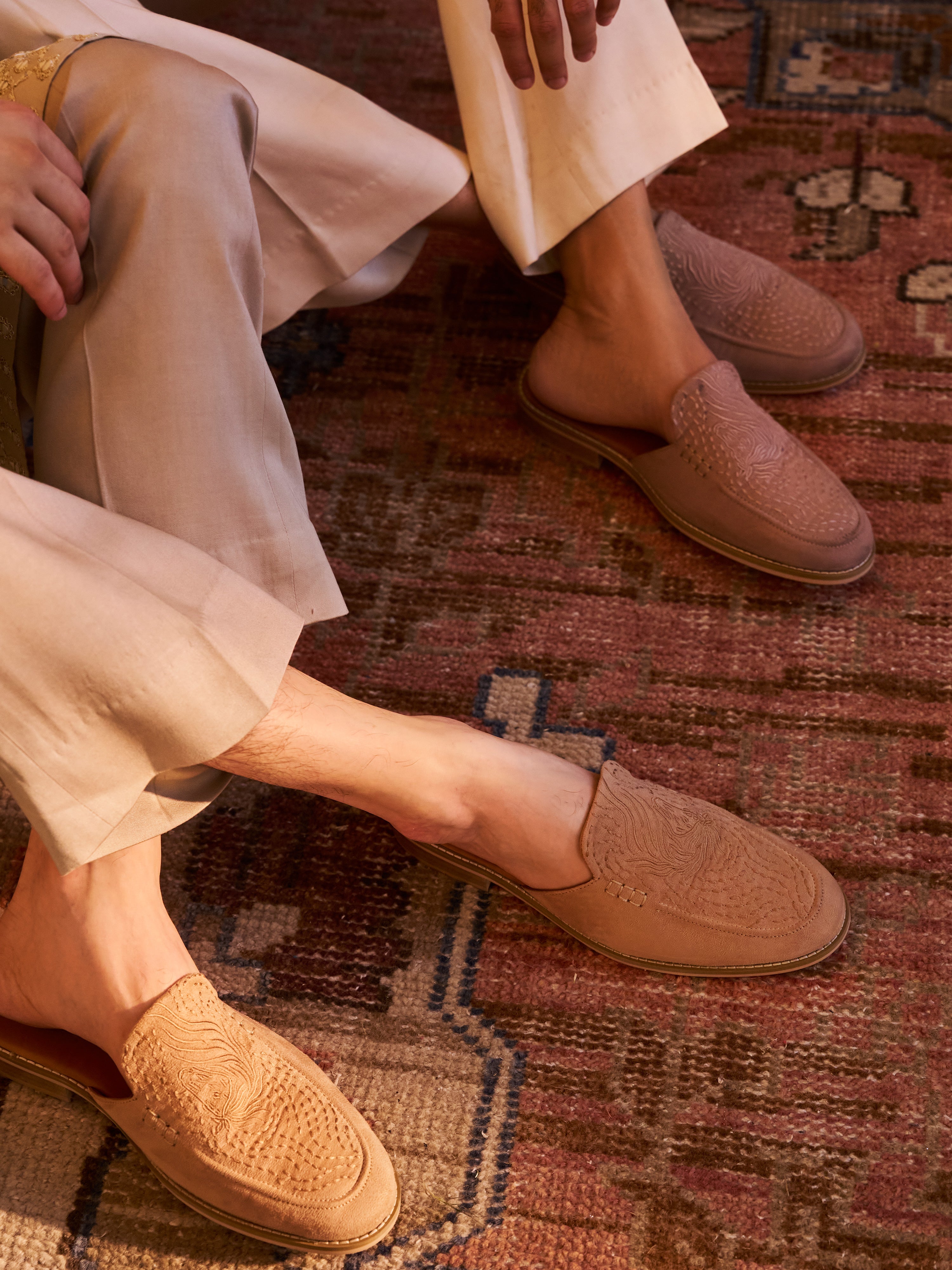 Baaki- Mule Loafer- Tan (Man)