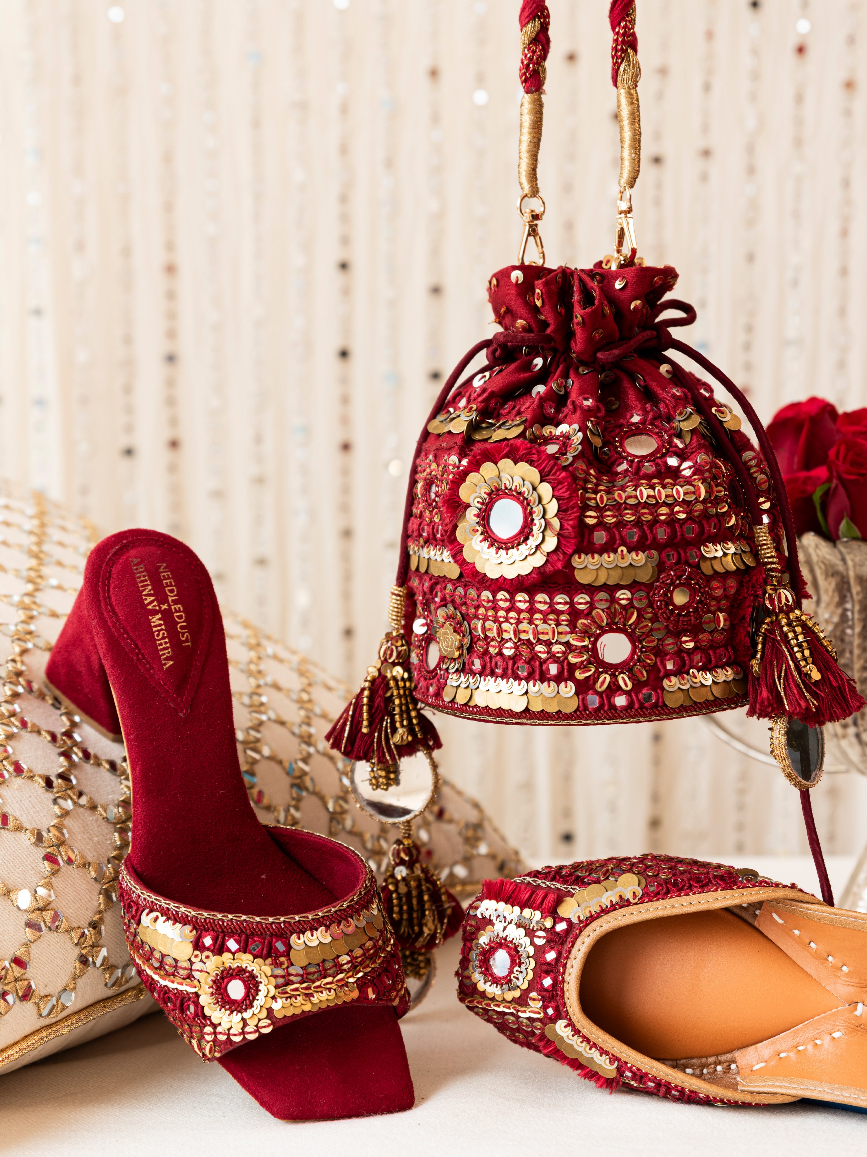 Laila- Deep Red (Purse)