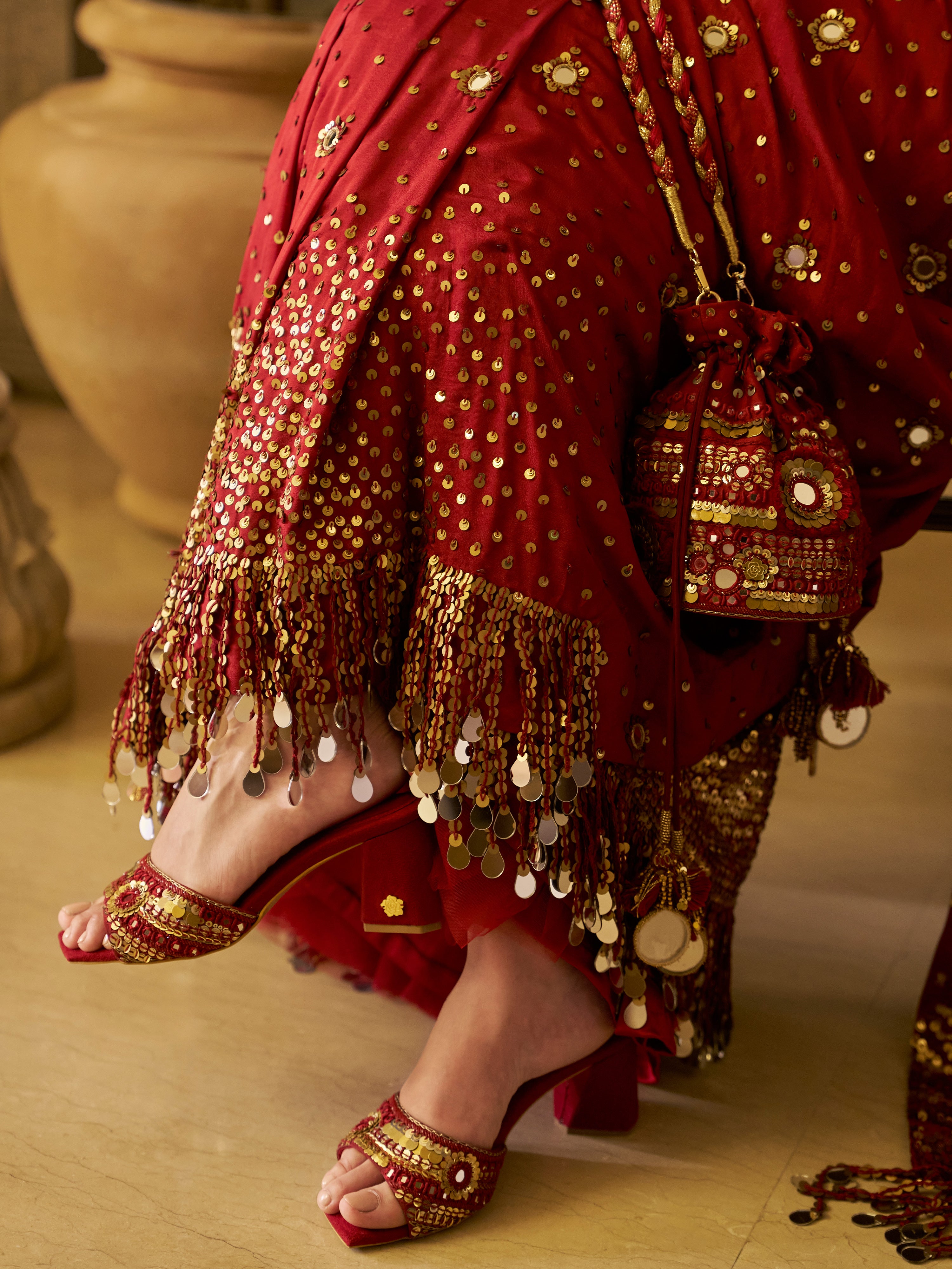 Laila- Deep Red (Heel)