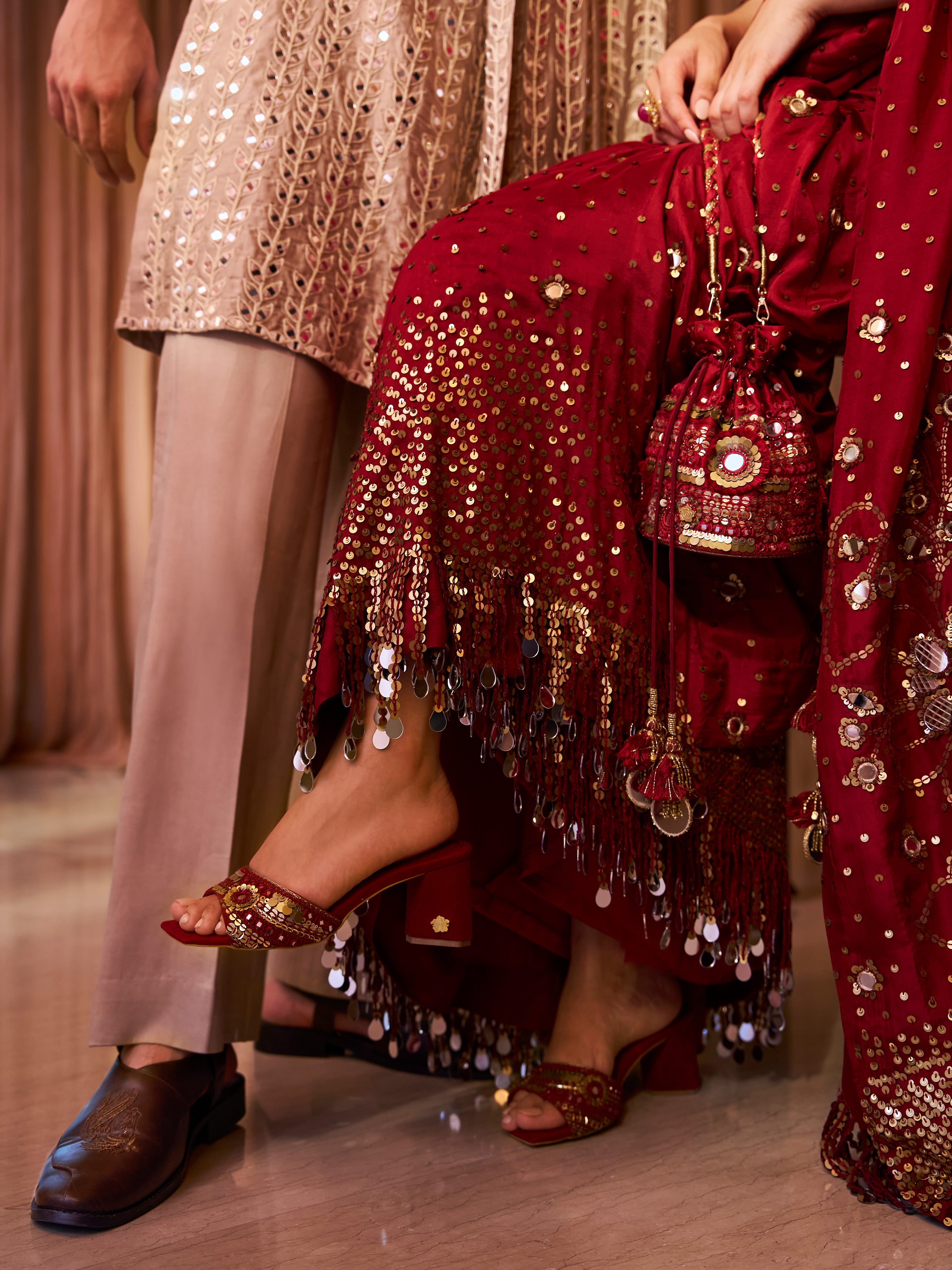 Laila- Deep Red (Purse)