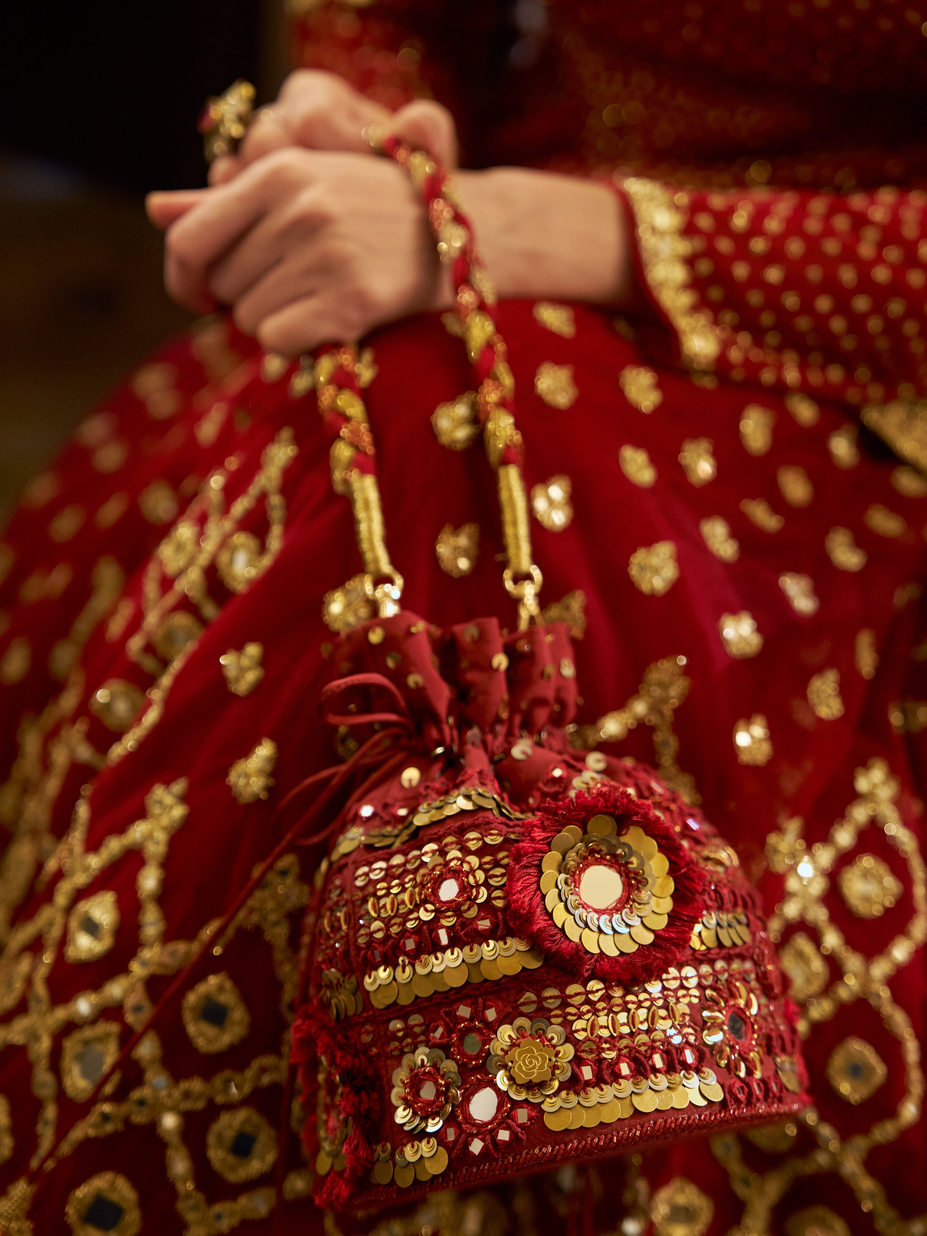 Laila- Deep Red (Purse)