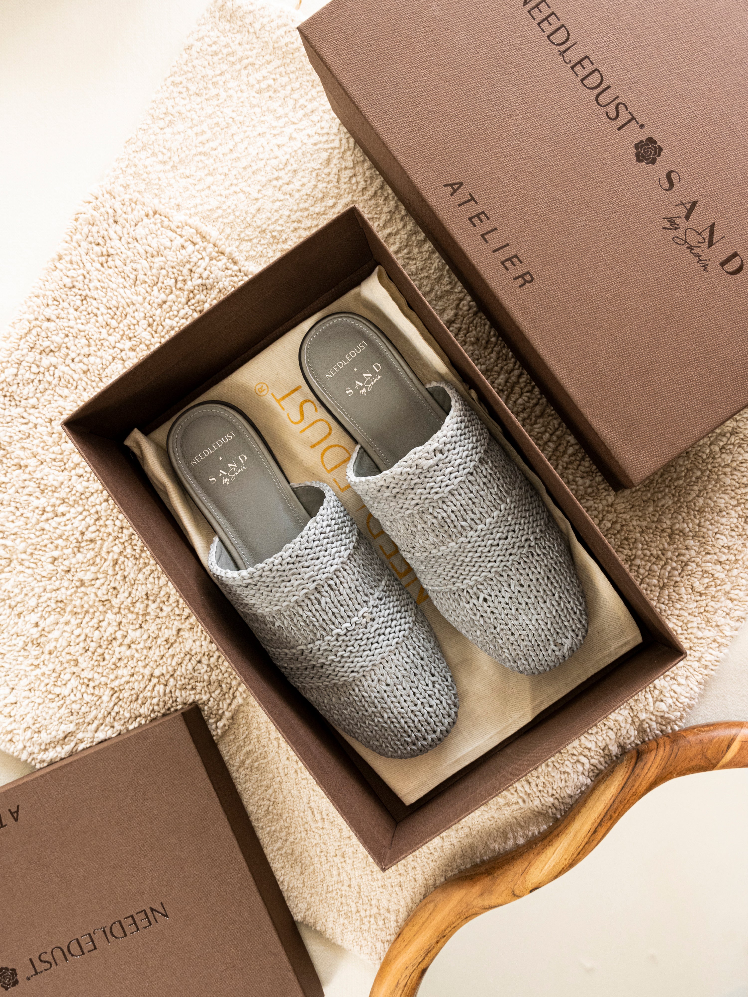 Caia - Stone Grey (Mule)