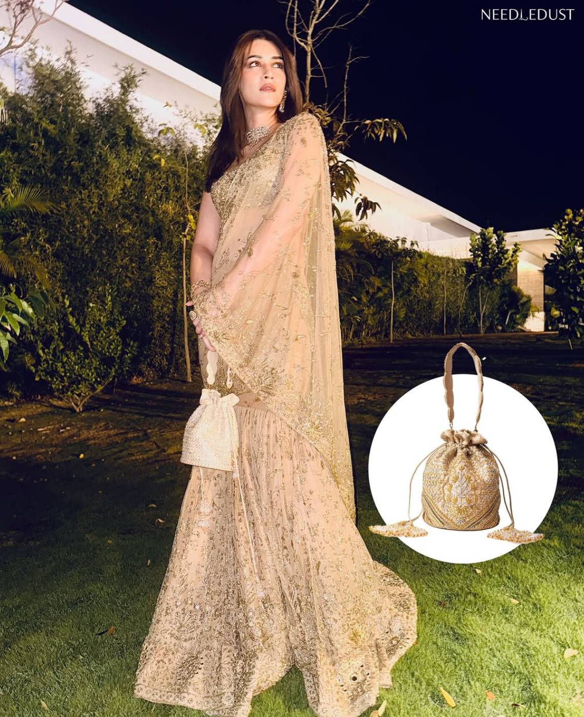 Celeb Style - Kriti Sanon in nour (purse)