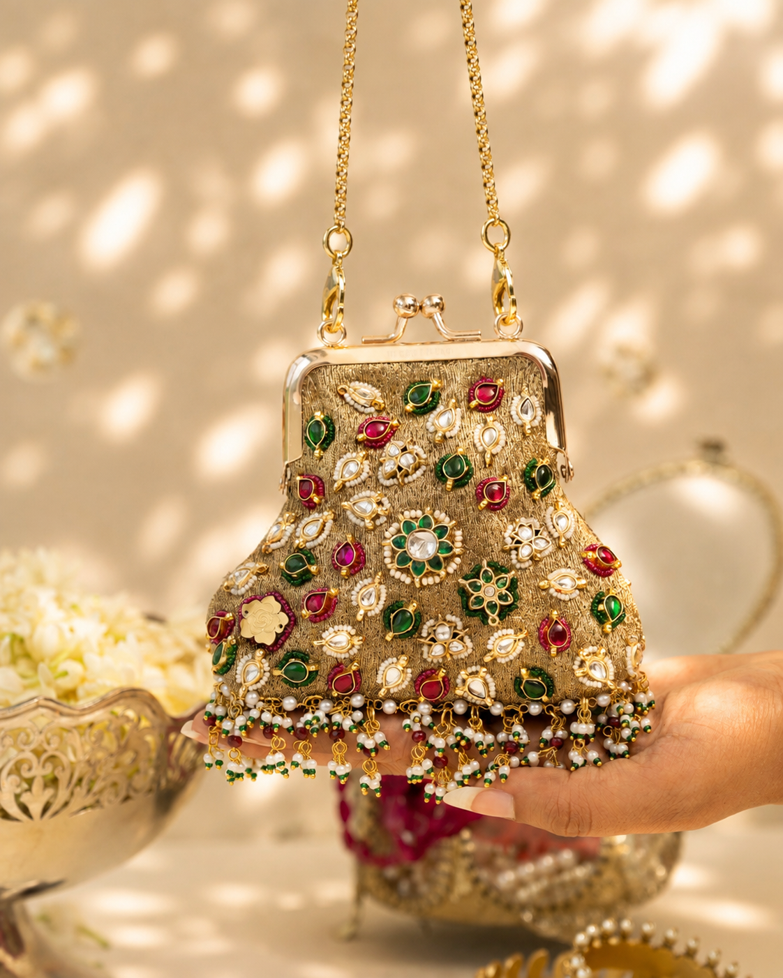 Sanam -Gold (Micro Batua PURSE)