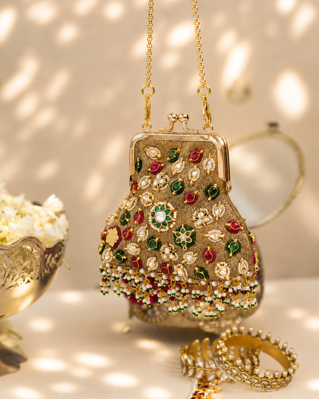 Sanam -Gold (Micro Batua PURSE)
