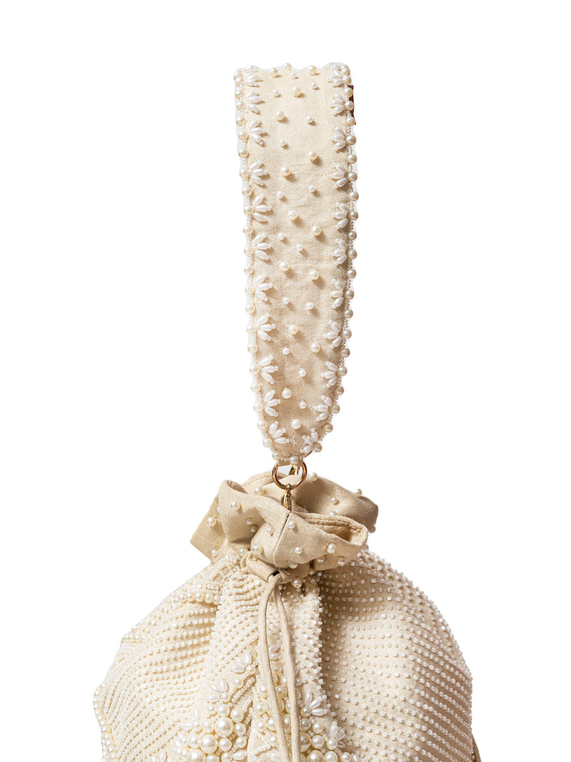 Mini Elegant Pearl Beaded Bag Fashion Dinner Clutch Purse - Temu