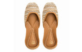 Sparkling juttis online by Needledust for women